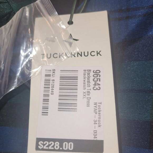 NWT Tuckernuck Blackwatch Tate Long Sleeve Mini Dress Size XXL - Picture 2 of 5